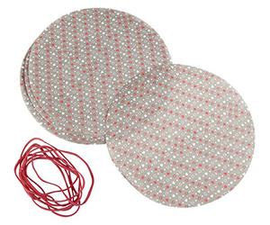 Dr. Oetker 3220 Deck Chen de Juego y Gomas, Papel, Color marrón/Blanco/Rojo, 16 x 16 x 0,1 cm, 8 Unidades