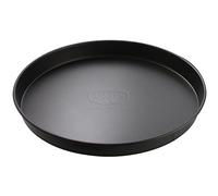 Dr.Oetker - Bandeja para pizza/horno Tradition Ø28 cm en color negro, acero, 28 x 28 x 5 cm