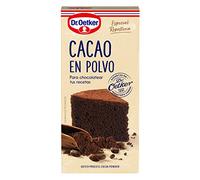 DR. OETKER Cacao en Polvo, Sin Azúcar Añadido y con Baja Acidez, Especial como Ingrediente o Decoración para Recetas de Repostería y Pastelería - Pack de 100 Gramos