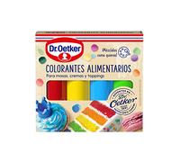 DR. OETKER Colorantes Alimentarios, Colorantes de Uso Alimentario Especialmente Diseñados para Pasteles, Tartas, Fondants, Glaseados y Bebidas - Pack de 4 Lápices Diferentes y Combinables, Azul