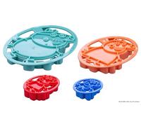 Dr. Oetker Cortador de galletas en relieve Peppa Pig - Juego de 4 piezas para repostería creativa, fácil de usar, perfecto para galletas y fondant, duradero y apto para lavavajillas