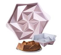 Dr. Oetker Creative Molde redondo para origami, diámetro de 28 x 7 cm, 2000 ml, molde de alta calidad en oro rosa, revestimiento antiadherente sin PFAS, perfecto para bocinas únicas, resistente al