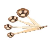 Dr. Oetker Cucharas medidoras de cocina, juego de 4 piezas, material de acero inoxidable, cucharas medidoras de cocina en diferentes tamaños