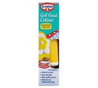 Dr. Oetker De Alimentos De Gel De Color Amarillo Sol (10g) (Paquete de 2)