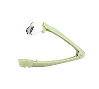 Dr. Oetker Deshuesador de ciruelas de 15 cm, Apto para Tartas y conservas en un Instante, Hoja de Metal, con Goma de sujeción para Ahorrar Espacio, Color: Verde, cantidad: 1 Pieza