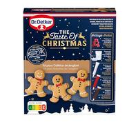 DR. OETKER - Galletas de Jengibre 337 g, Kit para Preparar y Decorar 15 Galletas, Incluye Molde para Cortar, Preparado en Polvo, 3 Lápices Pasteleros, Fácil de Preparar