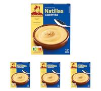 DR. OETKER MANDARÍN Natillas Caseras, Preparado para Natillas Caseras Con Canela, Estuche con Canela 5g, Mezcla para Natillas 80g, 2 Sobres x 6 Natillas Cada Sobre (Total 12 Natillas) (Paquete de 4)