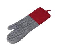 Dr. Oetker Manopla Horno silicona platinium de cuidada calidad, algodón, color rojo y gris. 1 ud.