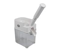 Dr. Oetker Máquina deshuesadora de cerezas para tartas de cerezas, fácil de hacer, hoja de acero inoxidable, alta estabilidad gracias a sus 4 patas de goma antideslizantes, color: blanco; cantidad: 1 unidad