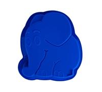 Dr. Oetker Molde de silicona con diseño de elefante con el ratón, ideal para repostería, apto para lavavajillas, antiadherente, 18,5 x 20,5 x 6,5 cm