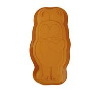 Dr. Oetker Molde de silicona con diseño de ratón DieMaus, insípido, resistente a los ácidos de frutas, patrón de alta calidad, molde de silicona duradero (color naranja ratón)