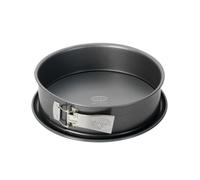 Dr. Oetker Molde Desmontable de 1 Fondo con Base antigoteo, Acero Reforzado con cerámica y Revestimiento Antiadherente Especial, 28x28x8cm, 1ud, Gris, 28cm