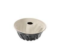 Dr. Oetker Molde Hornear Rosco Alto o Savarin en Acero Reforzado con Cerámica y Revestimiento Antiadherente Especial, 22x11,5cm, Gris Marengo y Crema, 22 cm, 1 ud