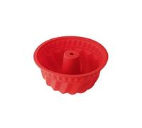 Dr. Oetker Molde Rosco Alto 22Cm, silicona platinum de cuidada calidad, color rojo. 1 ud.