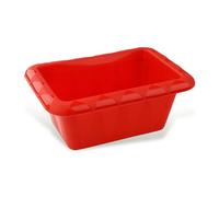 Dr. Oetker Molde Silicona Bizcocho Rectangular 15 cm Flexxibel Love rojo mini, Apto para Horno y Air Fryer, Resistente hasta 230ºC, Apto para lavavajillas, 18x13x7.5, Base de 15 cm, 1ud.