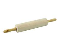 Dr. Oetker Rodillo cocina amasar de gran tamaño para galletas de navidad o masa de pizza, madera de haya con eje metálico de Dr. Oetker, Ø6x44cm