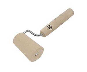 Dr. Oetker Rodillo de madera - Rodillo de madera de haya de alta calidad - Perfecto para formas redondas y cuadradas - 18 x 7 cm, diámetro del rollo 4,5 cm aprox