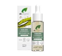 Dr. Organic Aceite nocturno Ageless – Algas marinas orgánicas, hidratante, vegano, 30 ml