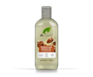 Dr.Organic Bioactive Haircare - Aceite de Argán Orgánico, Champú, 265 ml | Limpia suavemente · Con vitaminas y ácidos grasos esenciales