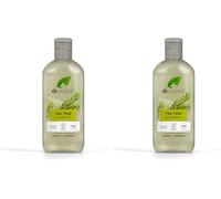 Dr. Organic Champú Purificante con Árbol del Te - 265 ml (Paquete de 2)