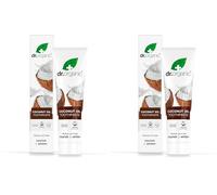 Dr.Organic - Coconut Oil Dentífrico Blanqueador (Paquete de 2)
