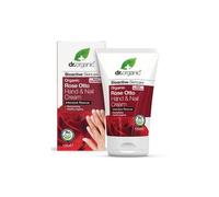 Dr. Organic Crema Manos y Uñas Hidratante Pieles Maduras Rosa 125 ml