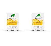 Dr Organic Set Jabón Vitamin E, 1 Unidad de 100 gr (Paquete de 2)