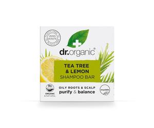 Dr. Organic - Tea Tree And Lemon Solid Champús 75 g unisex