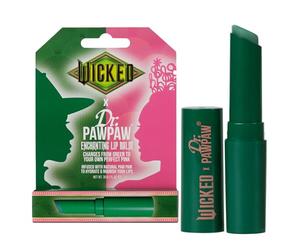 Dr.PAWPAW x WICKED Enchanting - Bálsamo labial de 3 g, cuidado de labios vegano nutritivo con brillo mágico, bálsamo multiusos para labios suaves y radiantes, libre de crueldad animal