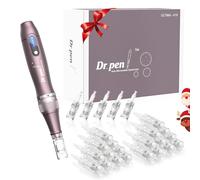 Dr. Pen 2025 A10 Dermapen Profesional, Inalámbrico con 25 Cartuchos, 5 Niveles y Pantalla LED Microneedling Pen para el Crecimiento del Cabello, el Cuidado Facial, Corporal y de la Piel