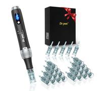 Dr. Pen 2025 M7S Dermapen Profesional, Inalámbrico con 25 Cartuchos, 6 Niveles y Pantalla LED Microneedling Pen para el Crecimiento del Cabello, el Cuidado Facial, Corporal y de la Piel
