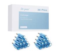 Dr.pen Cartuchos 36 Pins, 20Pcs Originales Agujas Dr.pen Compatible con Dr.pen Ultima A8S/M8S/A9, Cartuchos de Tinta de Repuesto Dr.pen Dermapen Profesional (36 Pins, 20Pcs)