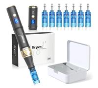 Dr.pen Ultima A8S Microneedling Pen, Auténtico con 2 Baterías en Modo Inalámbrico/Con Cable, Mejora de Arrugas y Cicatrices, Microneedling con 7 Cartuchos para Cara y Crecimiento de Barba de Pelo