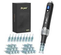 Dr.pen Ultima M7S Microneedling, 2025 Último Modelo de Dr.pen, Mejora Arrugas y Cicatrices, Microneedling Pen con 27 Cartuchos(9 Modelos), para Cara y Crecimiento de Barba de Pelo, Negro
