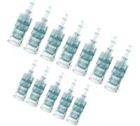 Dr. Pen Ultima M8 - Cartuchos de repuesto para bolígrafo de microagujas Nano de 11, 16, 36 pines, cartuchos de aguja desechables originales para modelo M8, accesorios de bayoneta auténticos, 12