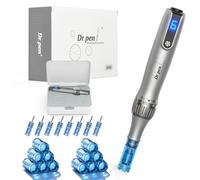 Dr.pen Ultima M8S Microneedling Pen - Eléctrico Inalámbrica Dermapen, con 20 Cartuchos, 6 Niveles de Velocidad y Pantalla LED - Para el Crecimiento del Cabello, Rostro, Cuerpo y Cuidado de la Piel
