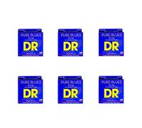 DR-PHR10-6PAK - Cuerdas DR Blues Pure Nickel Wrap Round Core 10-46 - Paquete de 6