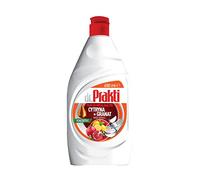 dr.Prakti Líquido Lavavajillas Manos Limón + Granada, no irrita la piel, concentrado y eficaz, 650 ml