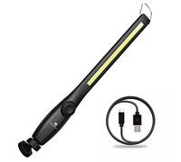 Dr.Prepare Lámpara de Trabajo Led 700 lúmenes LED recargable con imán y USB Lámpara COB Lámparas de Inspección con Ganchos para taller de Reparación Camping