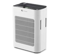 Dr.Prepare Purificador de Aire Filtro HEPA Modo Mascotas Doble Aspiración 20dB hasta 279m² Sensor Calidad Aire PM2,5 Modo Noche para Dormitorio, Oficina, Apartamentos