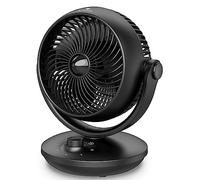 DR.PREPARE Ventilador para recámara, ventilador de circulación de aire de computadora pequeño, ventiladores de vórtice oscilantes automáticos de 70°, enfriamiento silencioso, 3 velocidades