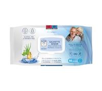 Dr Protec, Toallitas Senior, maxi formato 20 x 27, 50 toallitas con extracto de aloe vera y vitamina E