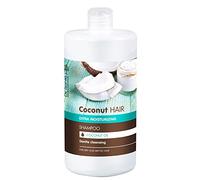 Dr Sante - Champú Extra Hidratante de Aceite de Coco para Pelo Dañado, Natural sin Parabenos, 1000ml