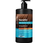 Dr. Sante Keratin Champú 1L para Cabello Seco, Dañado y Quebradizo