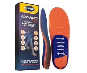Dr. Scholl’s Advanced Pain Relief Plantillas Ortopédicas Hombres Mujeres, resistentes para zapatos y botas, alivio fascitis plantar, soporte arco, pies planos, soporta hasta 150kg, 43.5-44