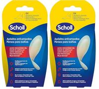 Dr. Scholl's Apósitos para Ampollas en Talón x5 | Alivio Instantáneo y Cicatrización Rápida | Adhesión Reforzada | Impermeables y Transpirables (Paquete de 2)