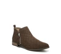 Dr. Scholl's Botas de tobillo con cremallera para mujer, (Microfibra perforada café chocolate.), 40 EU