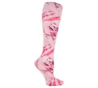 Dr. Scholl's Calcetines de compresión graduados hasta la rodilla para mujer, 1 par, color rosa, talla de zapato de mujer: 4-10, rosa, 4-10
