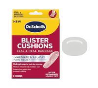 Dr. Scholl's Cojines para ampollas, vendaje para sellar y curar, 8 cojines