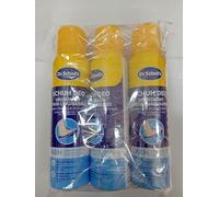 Dr. Scholl's, Desodorante en spray para zapatos con tecnología activa sobre el control de olores, elimina y protege de los malos olores durante 48 h, apto para cualquier tipo de zapato, 3 botellas de